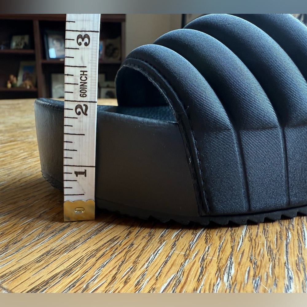 Mix No. 6 Cortlynn Platform Slides 38.5/8 Black - Picture 6 of 14